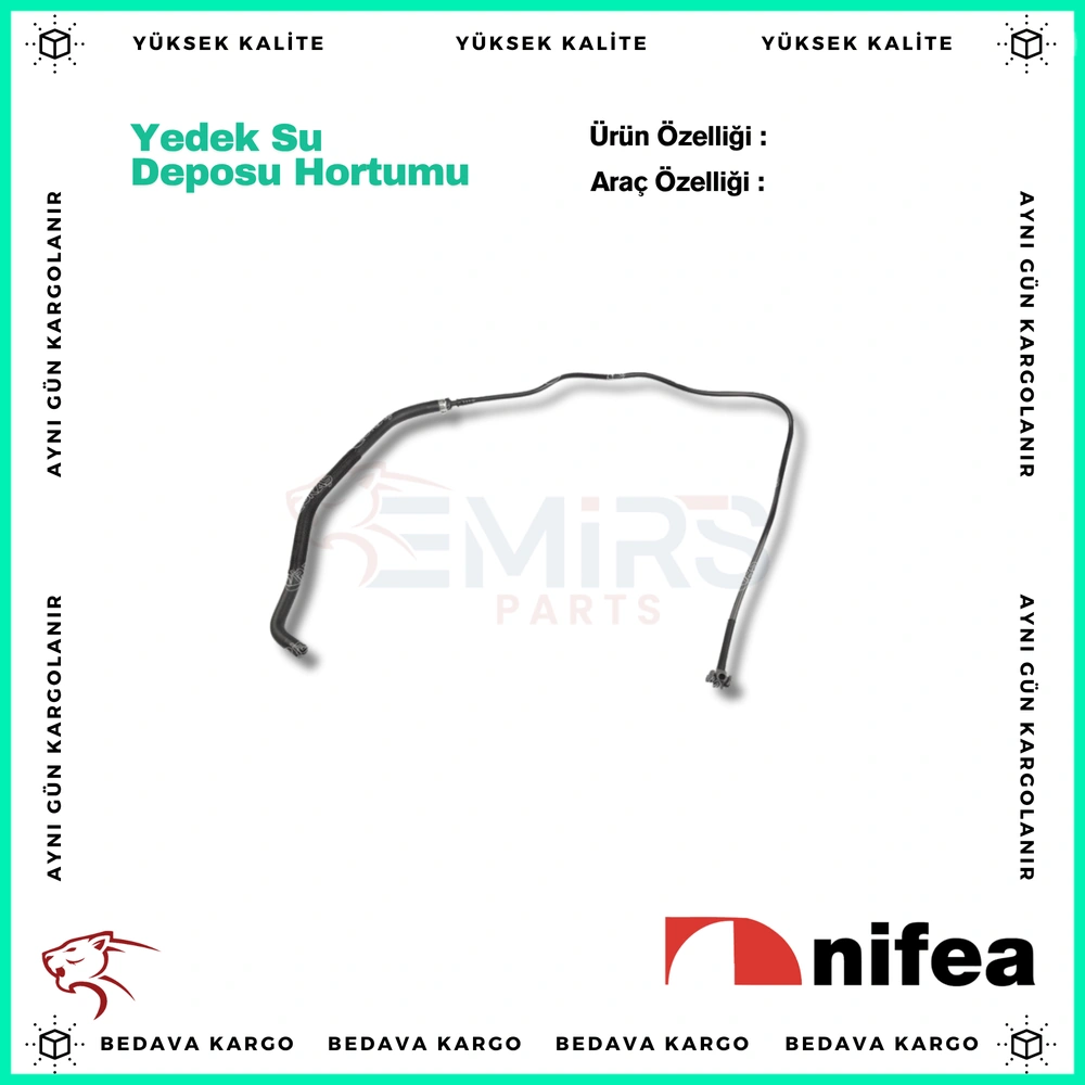 Yedek Su Deposu Hortumu Renault Clio 4 Captur 13- 1.2 TCE - 217418897R - Yedek Parça