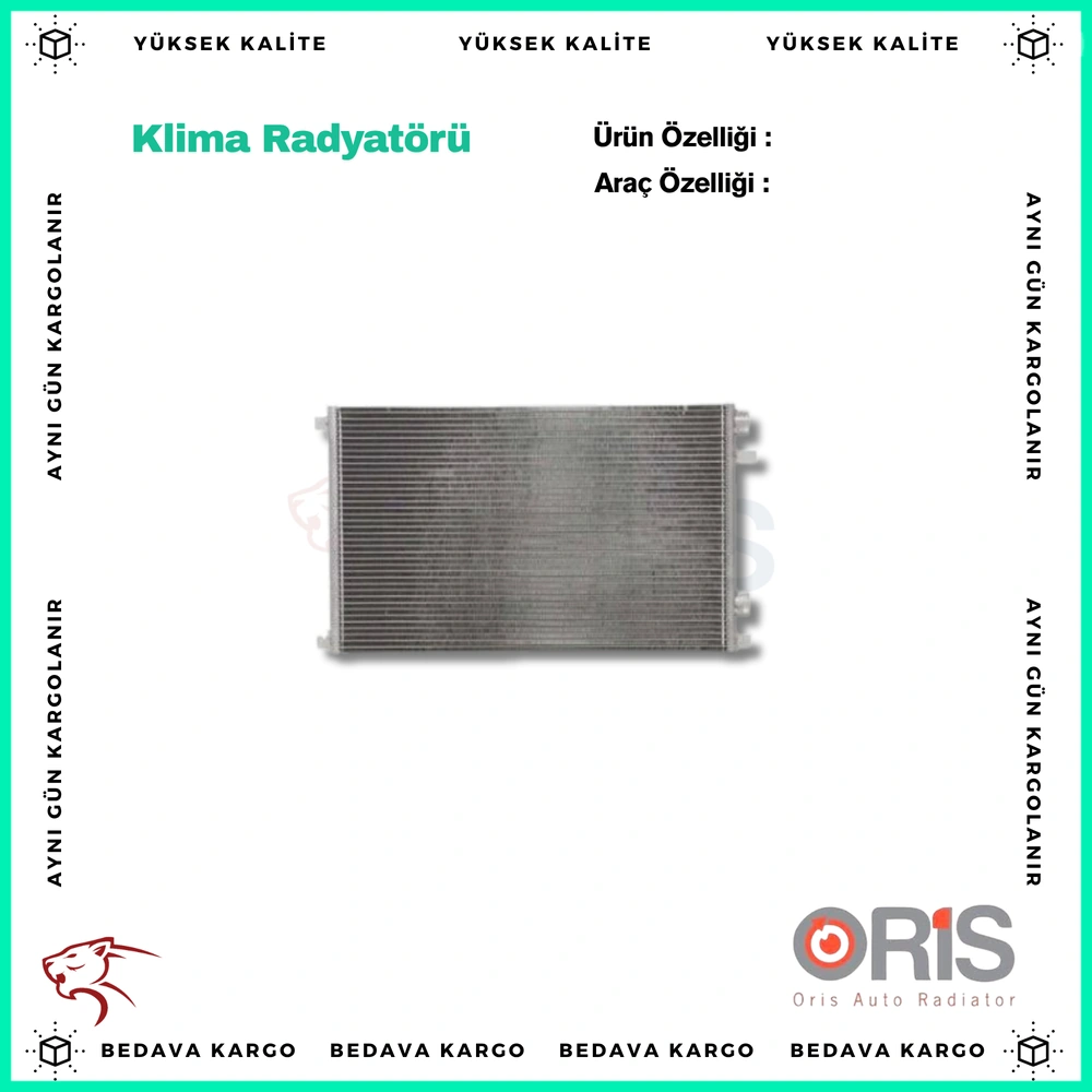 Klima Radyatoru Renault Megane 2 1.5 DCI 2002-2008 - 8200223000 - Yedek Parça