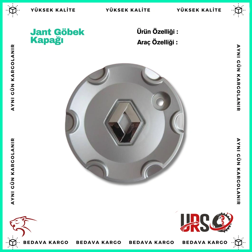 Jant Gobek Kapagi Renault Megane 2 Scenic - 8200200539 - Yedek Parça