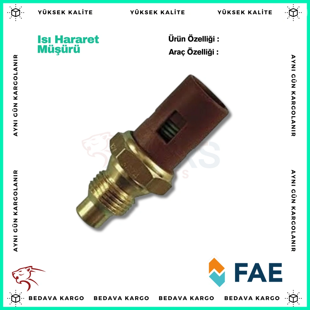 Isi Hararet Musuru Tek Fisli Renault R9-R11 R19 R21 Megane Kangoo Clio - 7700771821 - Yedek Parça