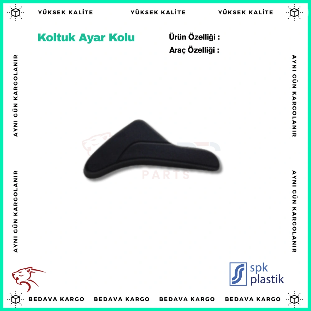 Koltuk Yatirma Kolu (Ayar Kolu) Renault Clio 4 13- - 873685780R - Yedek Parça