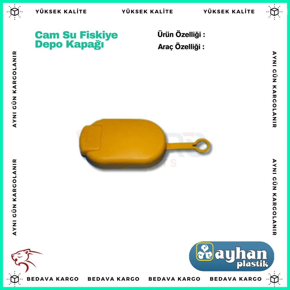 Cam Su Fiskiye Depo Kapagi Renault Megane 2 Clio Kangoo Symbol Twingo Laguna - 7700812930 - Yedek Parça