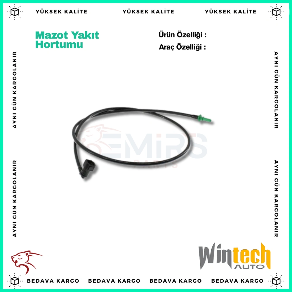 Mazot Yakit Hortumu Renault Clio 2 01- Symbol 98- - 7700431748 - Yedek Parça