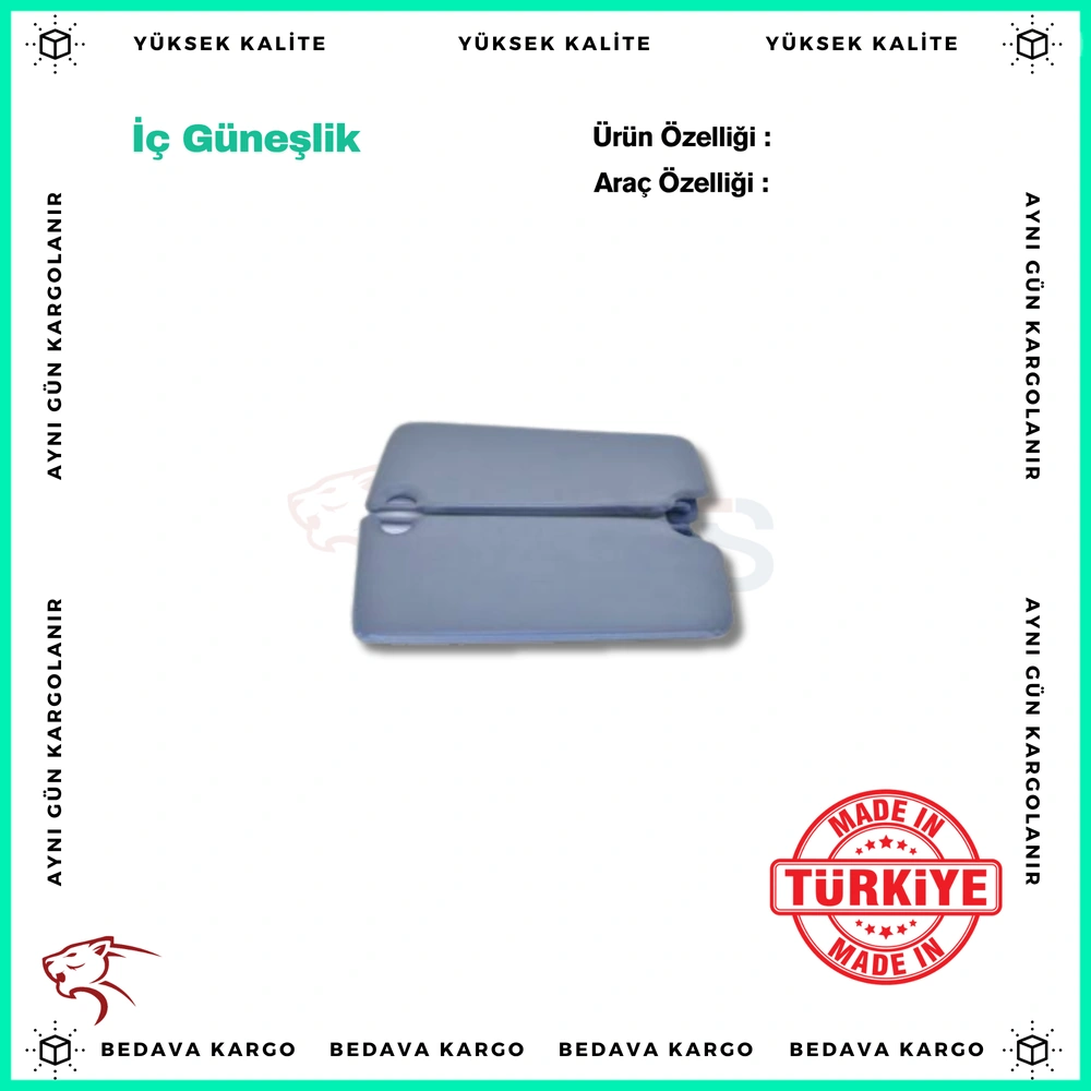 Ic Guneslik Takim Dacia Logan Sandero - OZAR 13D001 - Yedek Parça