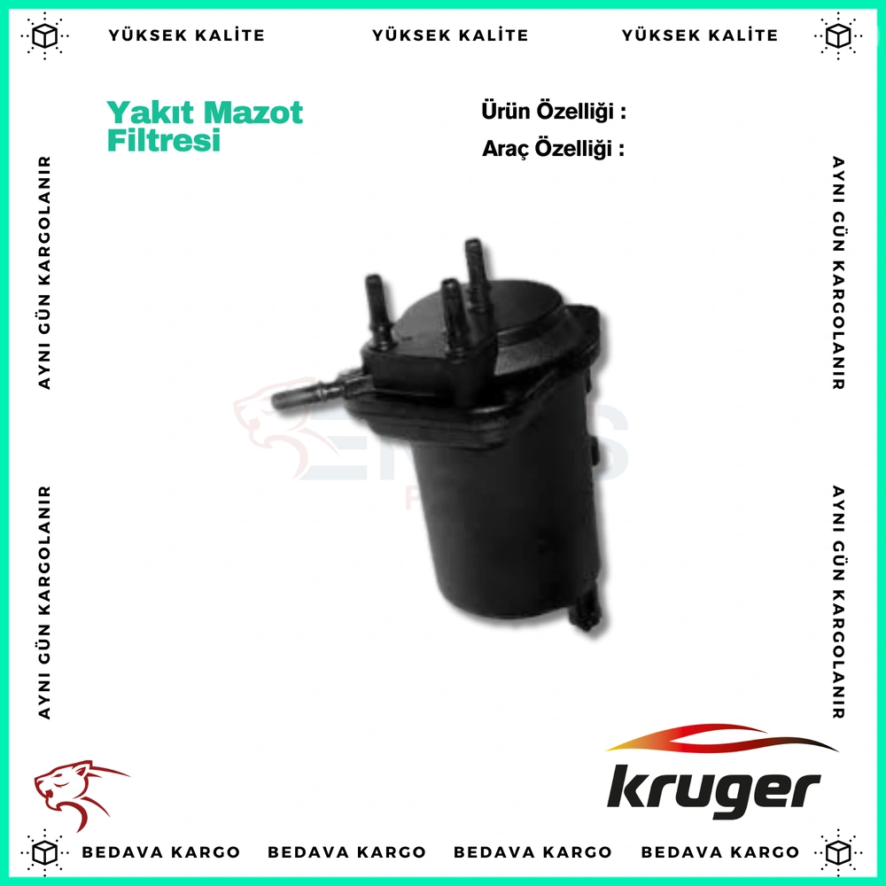 Yakit Mazot Filtresi Renault Megane 2 Scenic 2 1.5 DCI 02-08 - 7701061577 - Yedek Parça