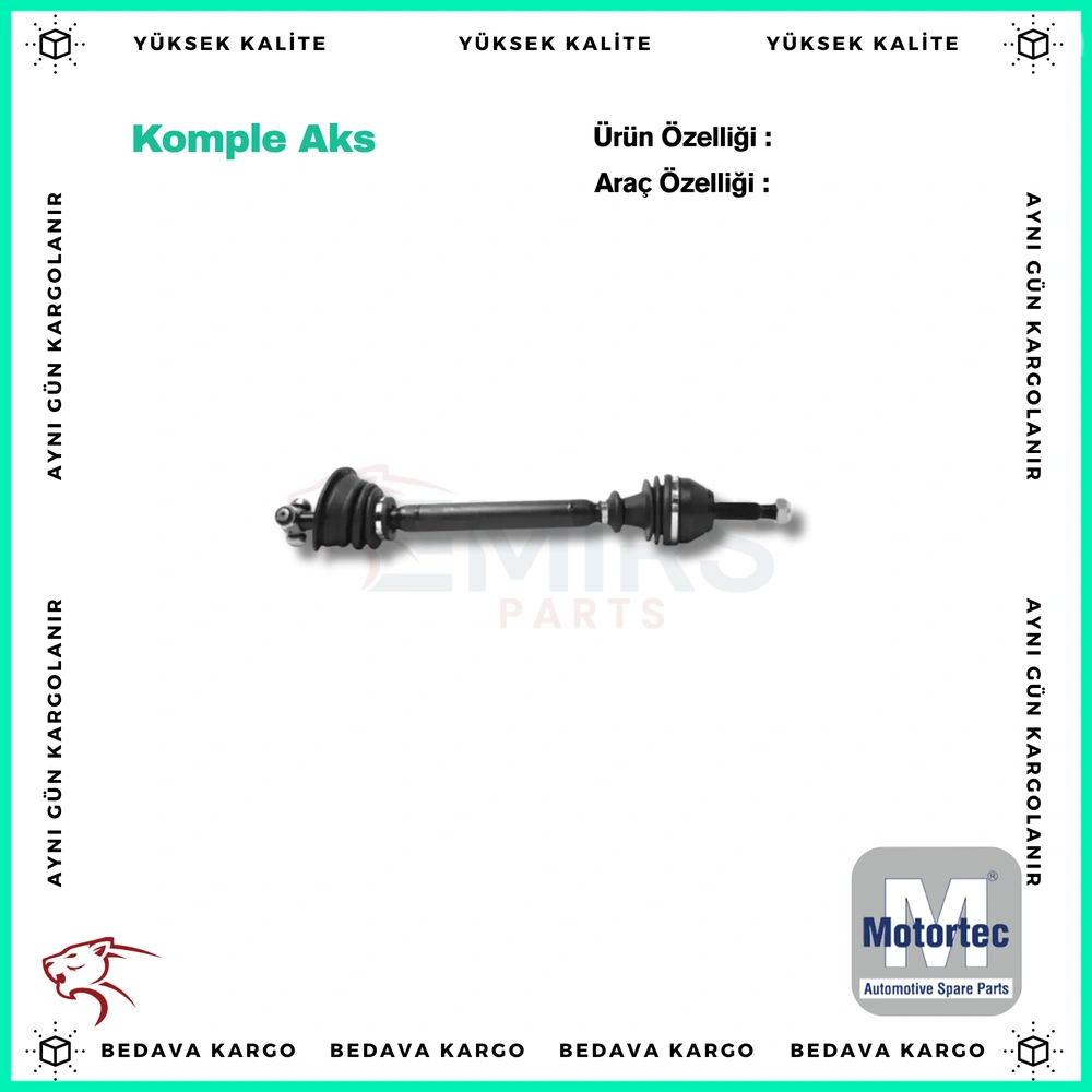 Komple Aks Sol On Absli Renault Megane 1 1.9 Dt 96-03 - 7700111920 - Yedek Parça