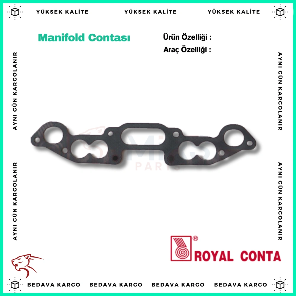 Manifold Contasi Renault R12 1.3 1.4 1.6 - 7700500971 - Yedek Parça
