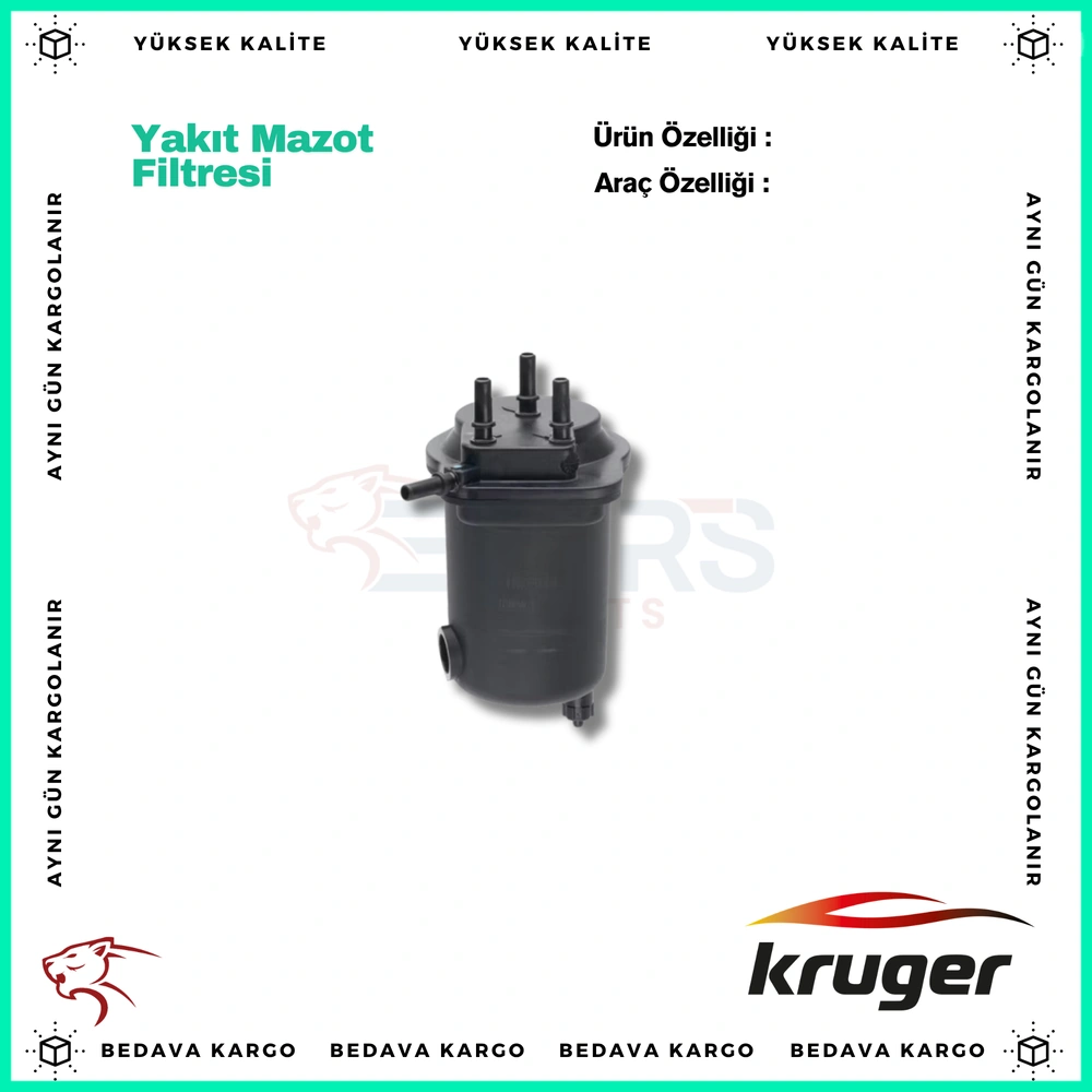 Yakit Mazot Filtresi Renault Clio Kangoo Symbol 1.5 DCI 00-07 - 7701061576 - Yedek Parça