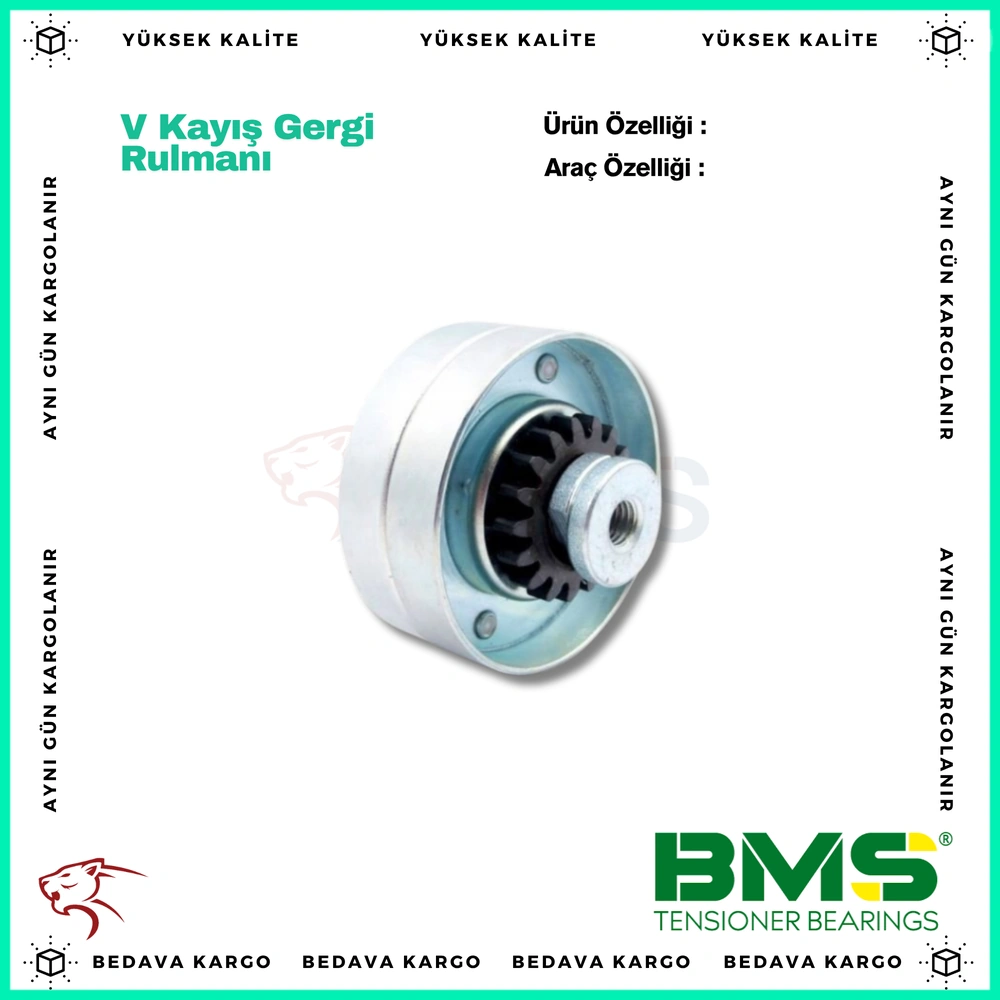 V Kayisi Gergi Rulmani Metal Renault Clio 1 90-98 - 7700851321 - Yedek Parça