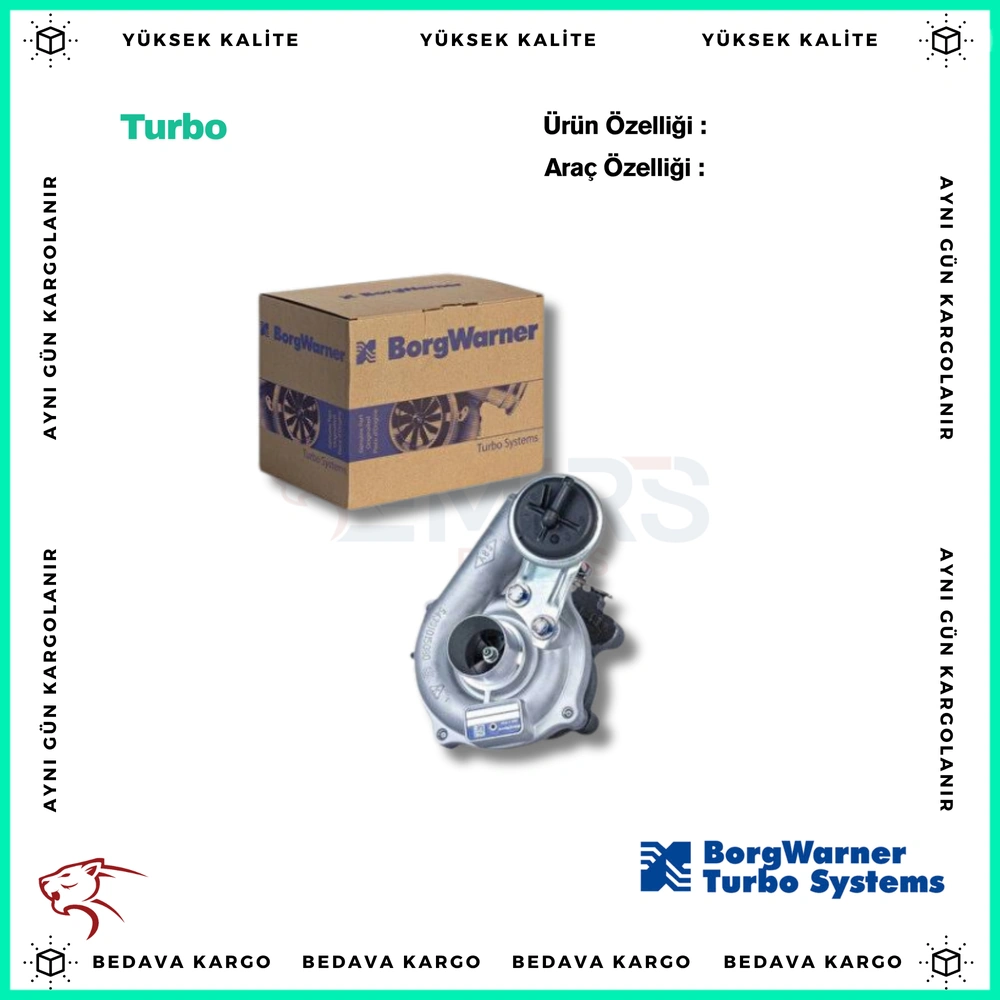 Turbo Renault Clio 2 3 1.5 DCI K9k 65 Hp 98-05 - 8200022735 - Yedek Parça