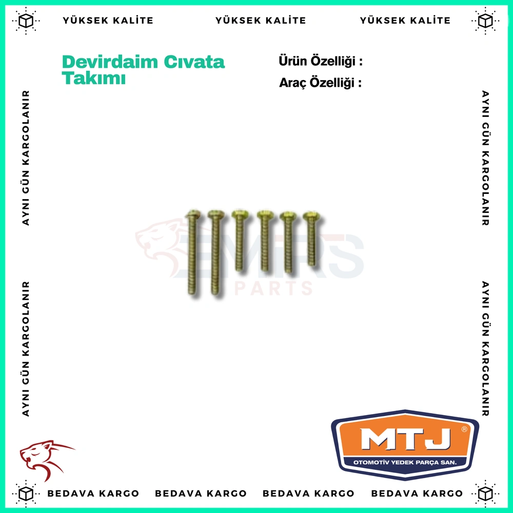 Devirdaim Civata Takimi Renault R9-R11 - MTJ 4045 - Yedek Parça