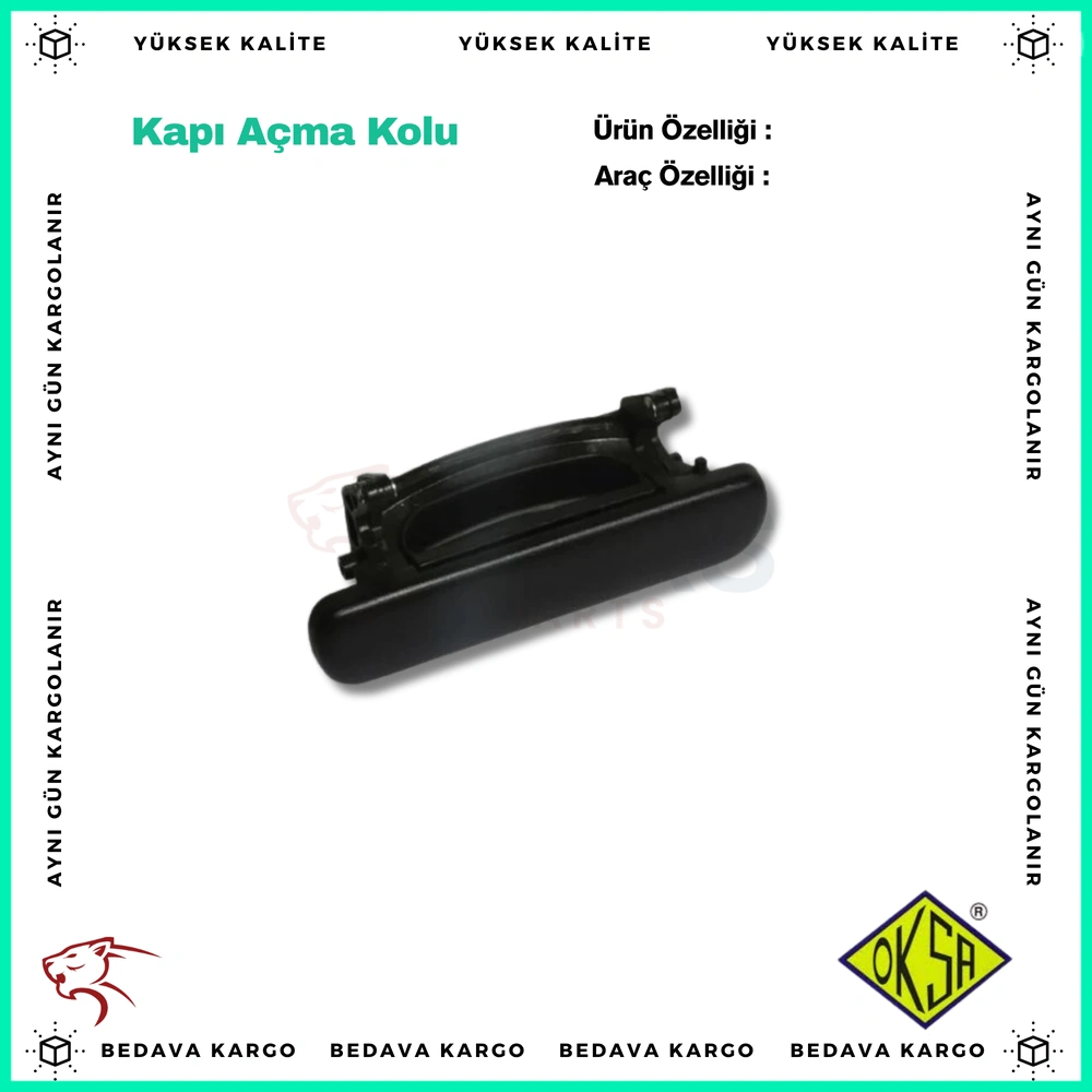 Kapi Acma Kolu Dis Renault R9-R11 Y.m. - OKSA 666 - Yedek Parça