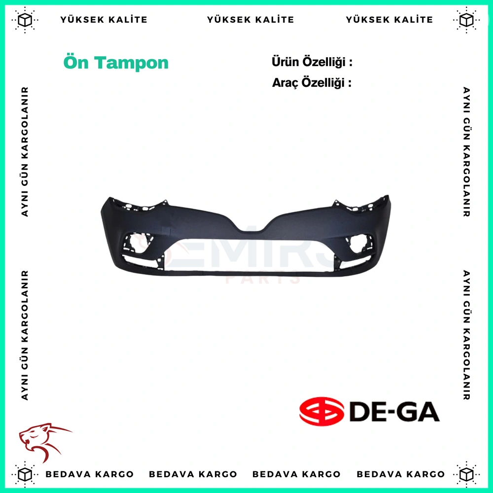 Renault Clio 4 On Tampon 16- - 620226290R - Yedek Parça