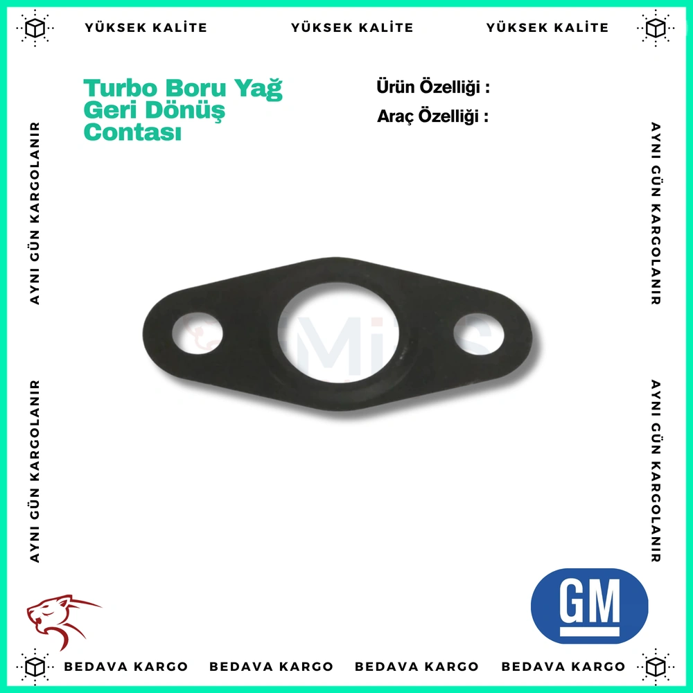 Turbo Boru Yag Geri Donus Contasi - 55566151 - Yedek Parça