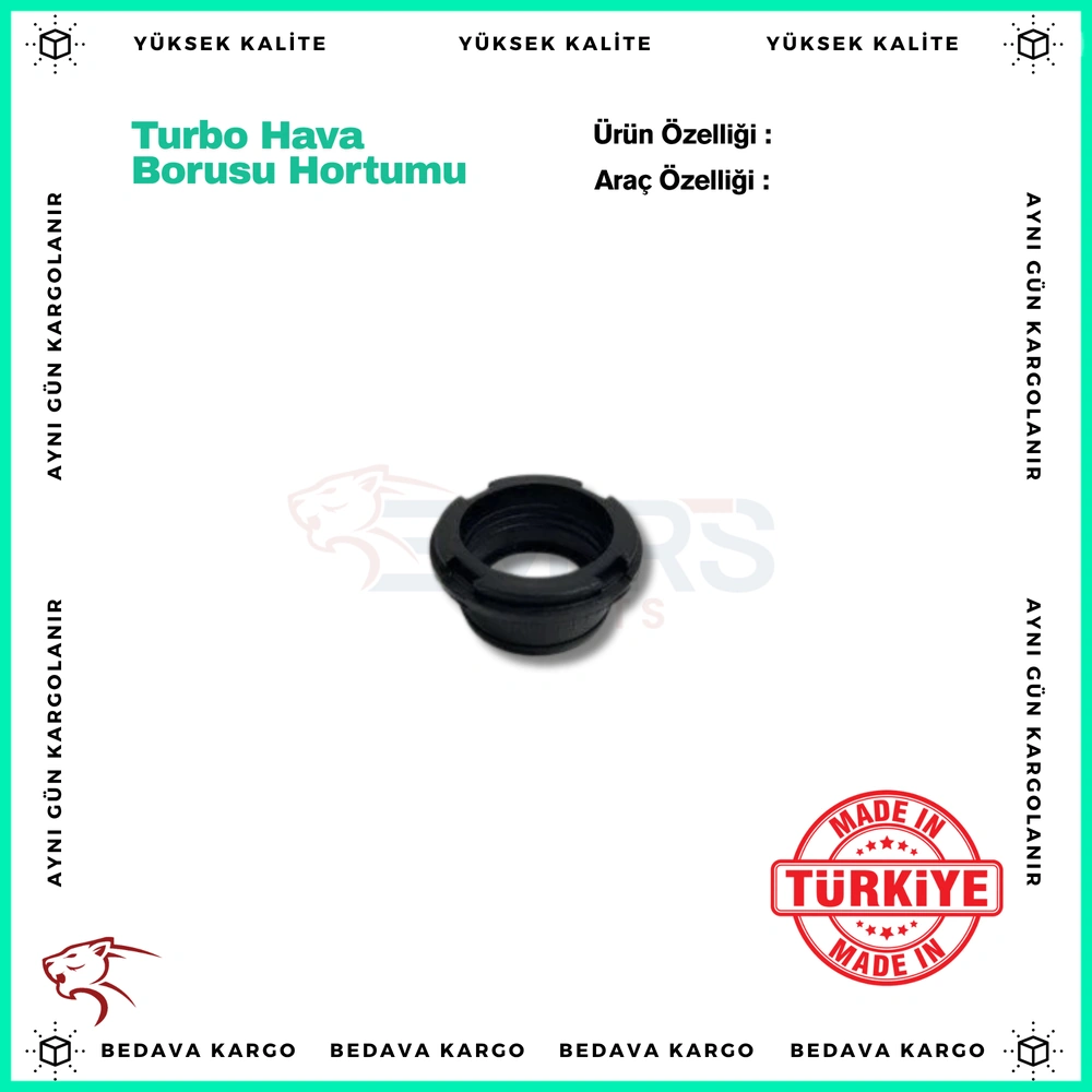 Turbo Hava Borusu Hortumu Contasi Ic Lastigi Renault Clio 2 Megane 2 Fluence 1.5 DCI - 8200166828 - Yedek Parça