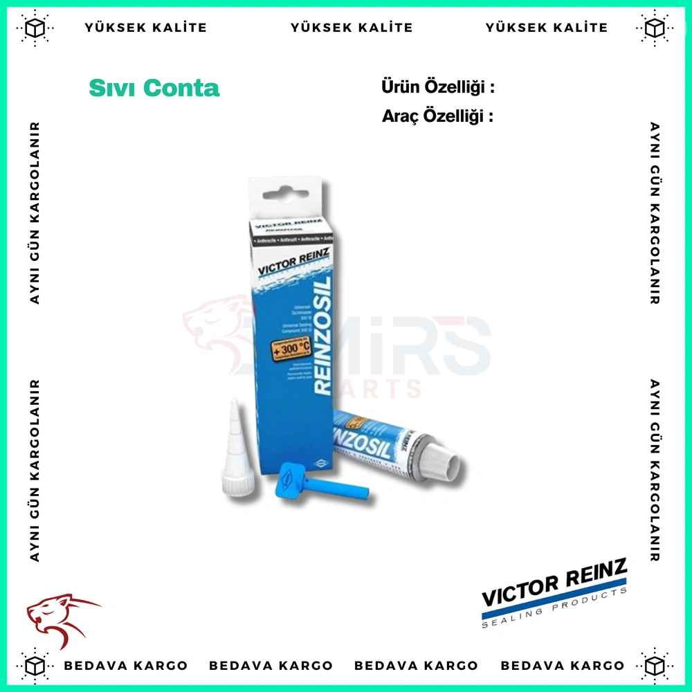 Sivi Conta 70ml Siyah Dayanikli +300 C - 1503298 - Yedek Parça