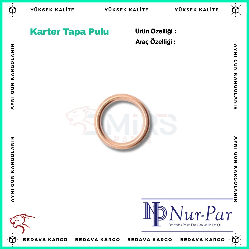 Karter Tapa Pulu - 7903062003 - Yedek Parça