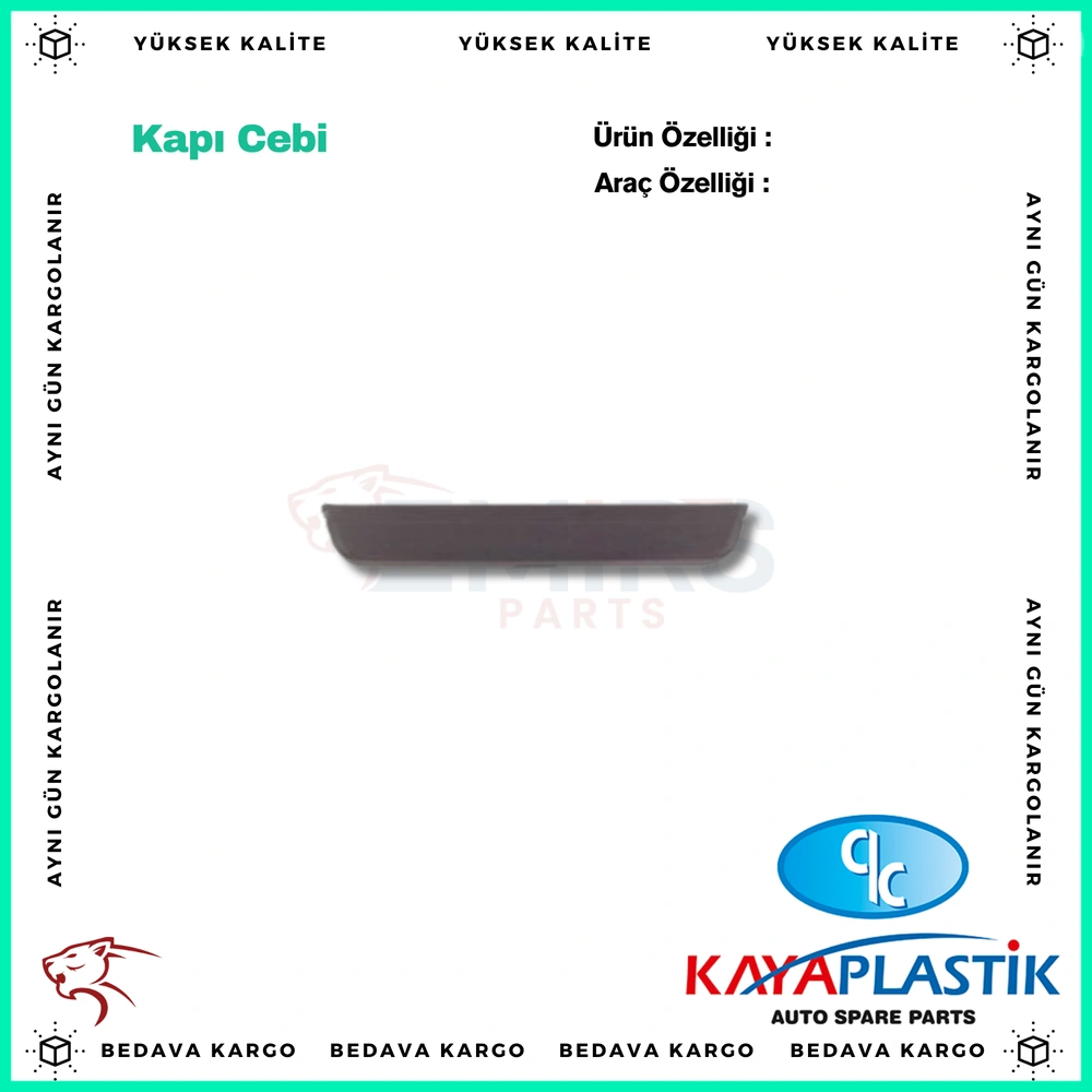 Kapi Cebi Gri Renault R9-R11 - 7700711572 - Yedek Parça