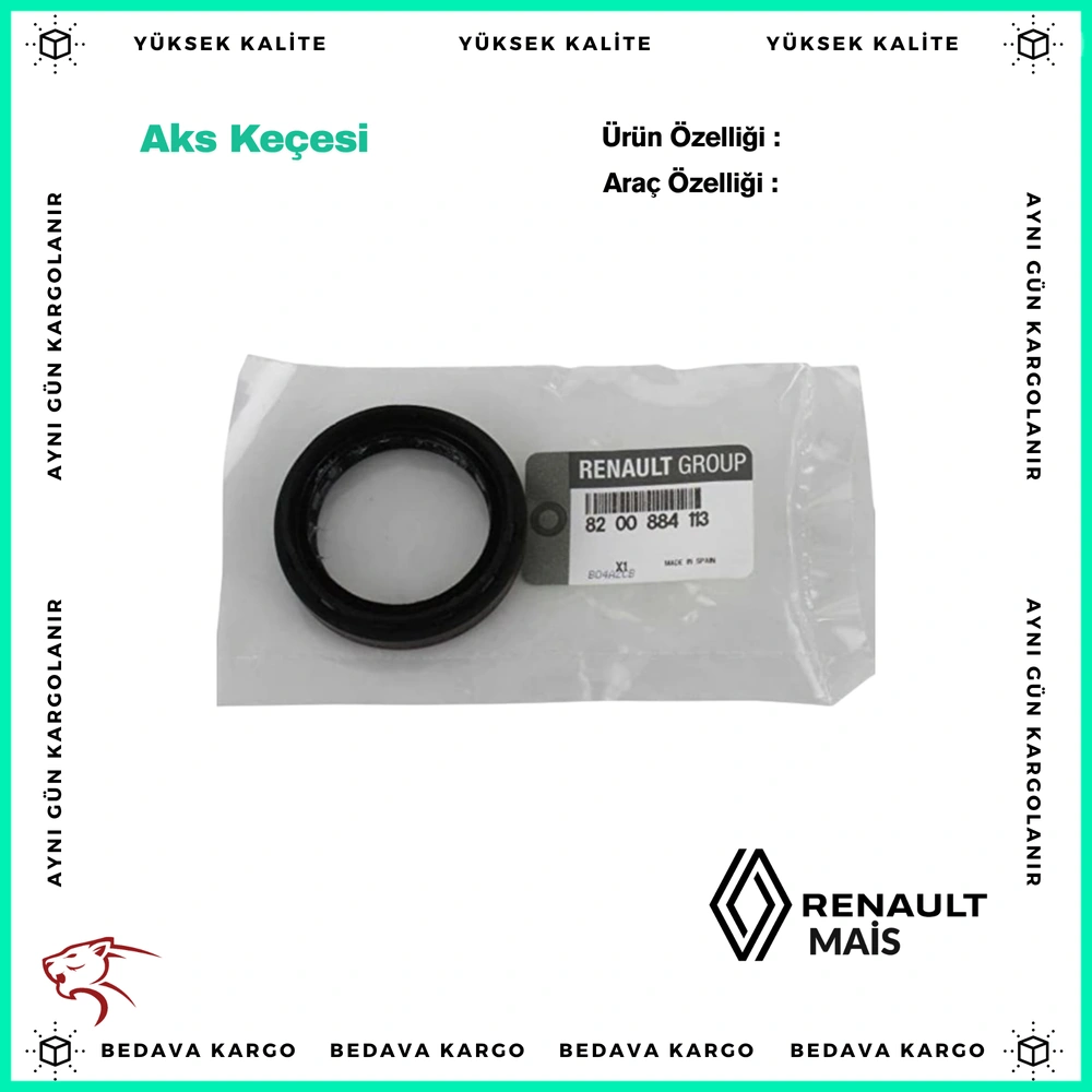 Difransiyel Cikis Kecesi Aks Kecesi Renault Megane 2 Clio Laguna Modus Scenic Dacia Logan - 8200110847 - Yedek Parça