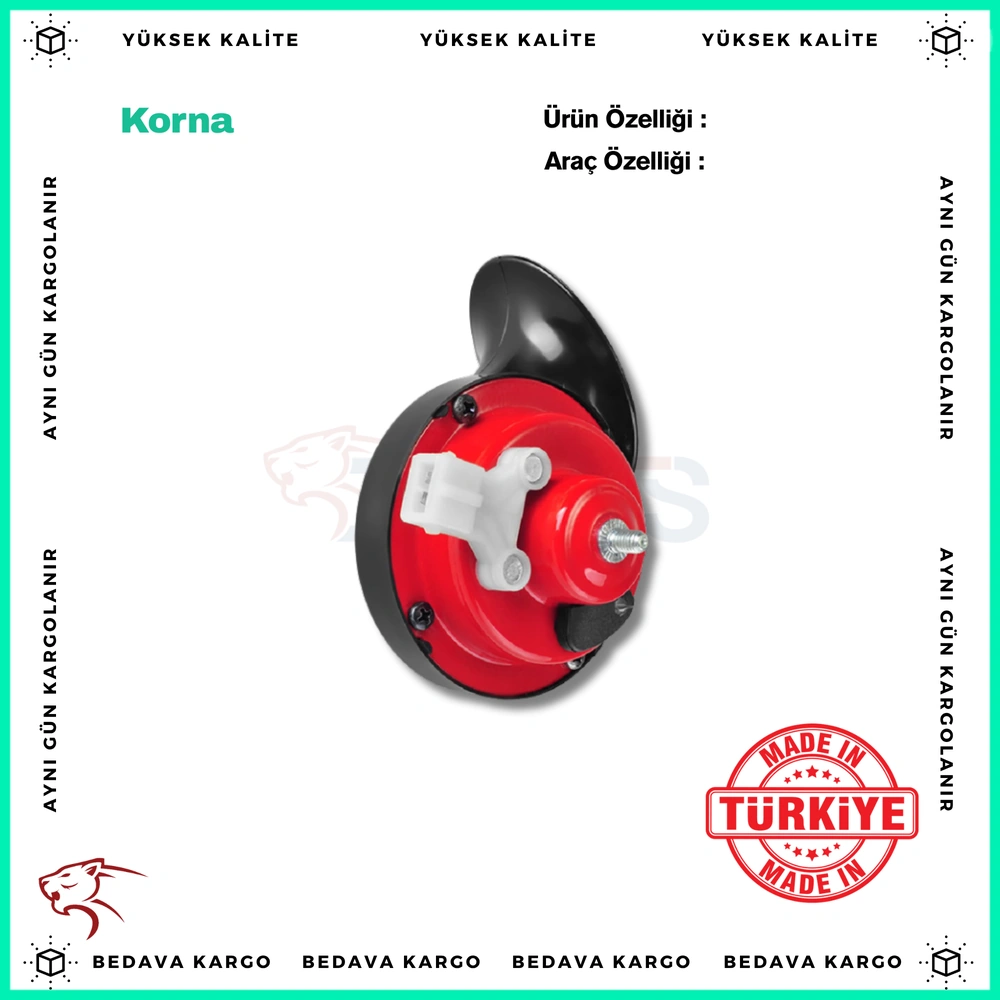 Korna Dadat Tek Fisli (Salyangoz Tip) Renault R12 - 951248 - Yedek Parça