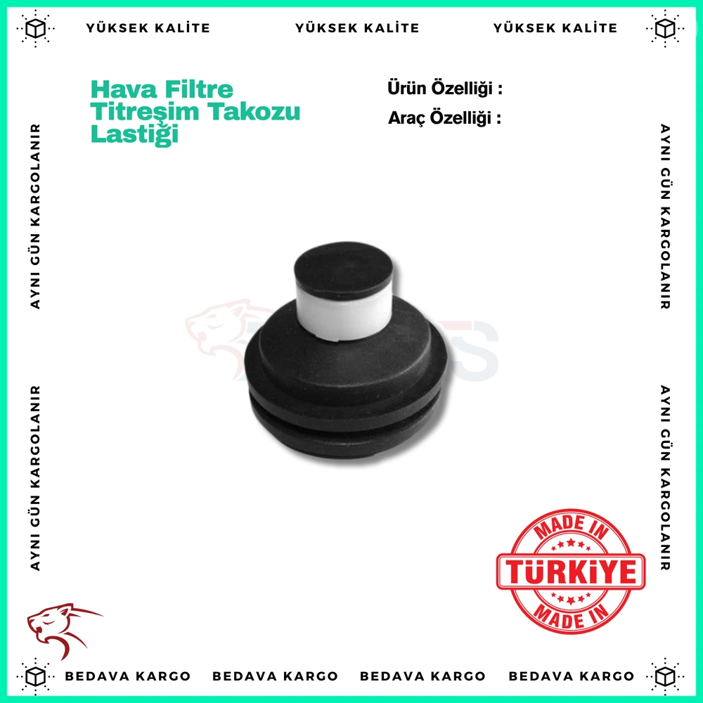 Hava Filtre Titresim Takozu Lastigi Renault Clio Kangoo 1.5 D - 7701056972 - Yedek Parça
