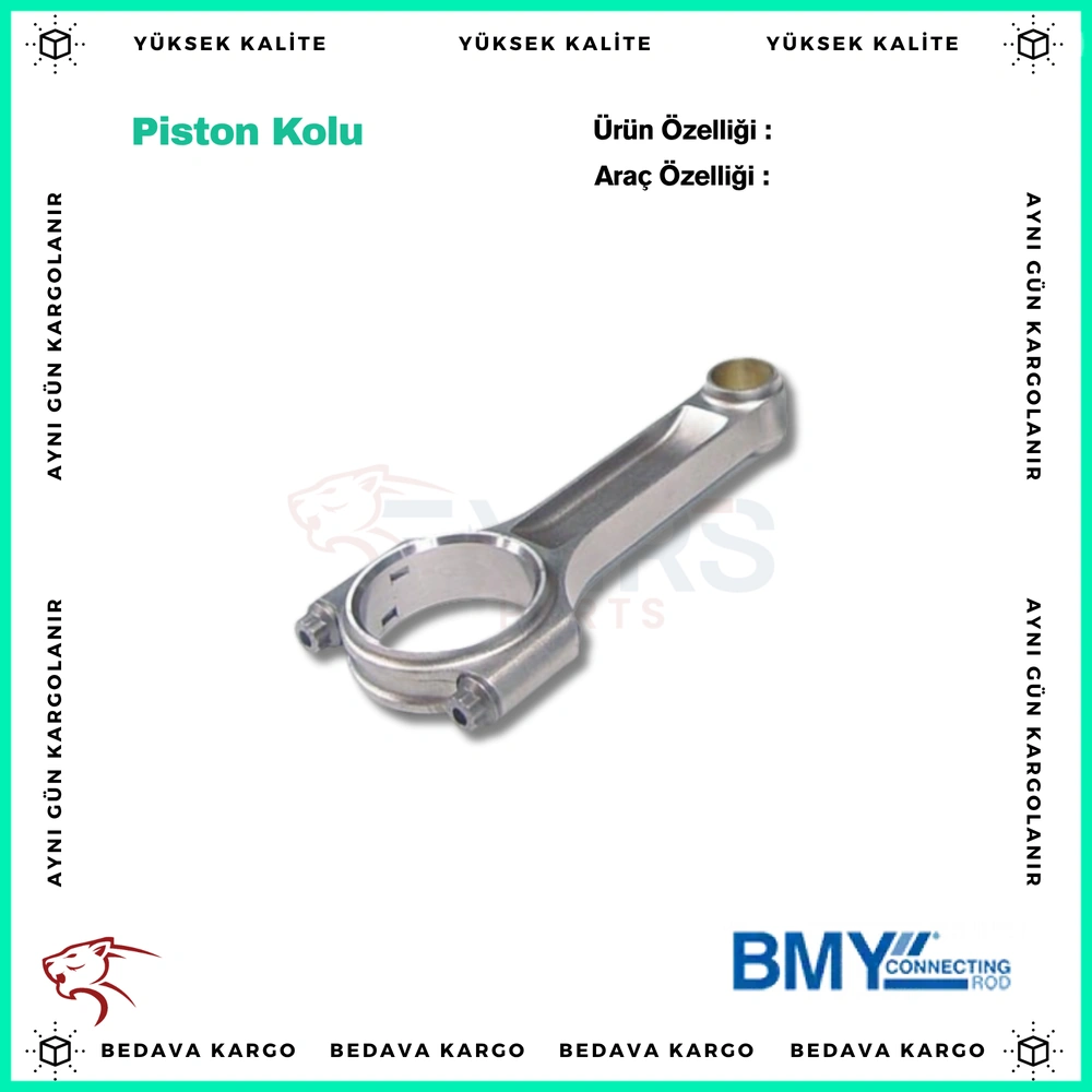 Piston Kolu Renault Master 3 2.3 DCI M9t - 121004942R - Yedek Parça