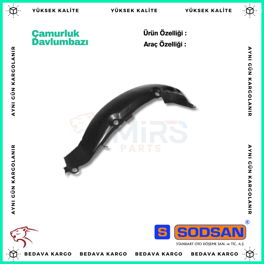 On Camurluk Davlumbazi Sol Renault R19 92- - 7700820101 - Yedek Parça