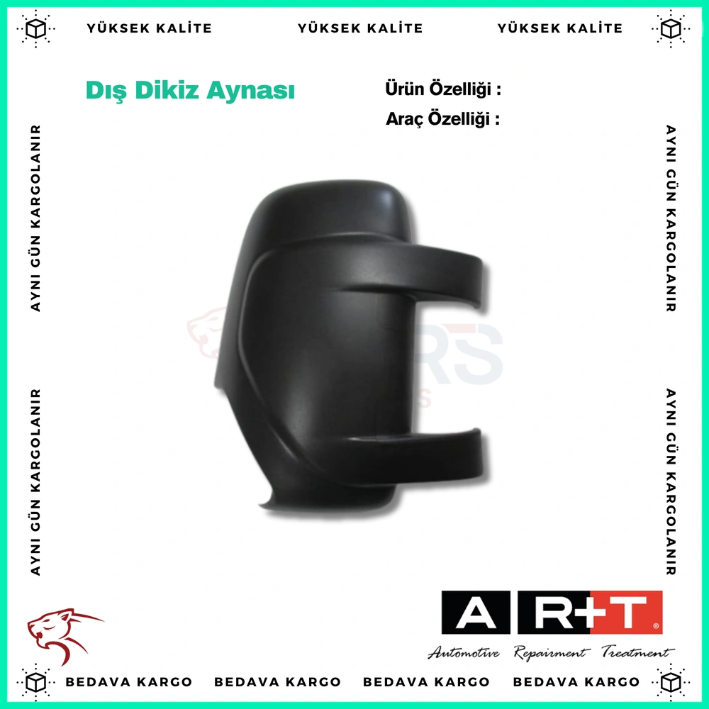 Dis Dikiz Aynasi Sol Renault Master Movano 10- Elektrikli+isitmali+sinyalli+sensorlu+konveks - 963021976R - Yedek Parça