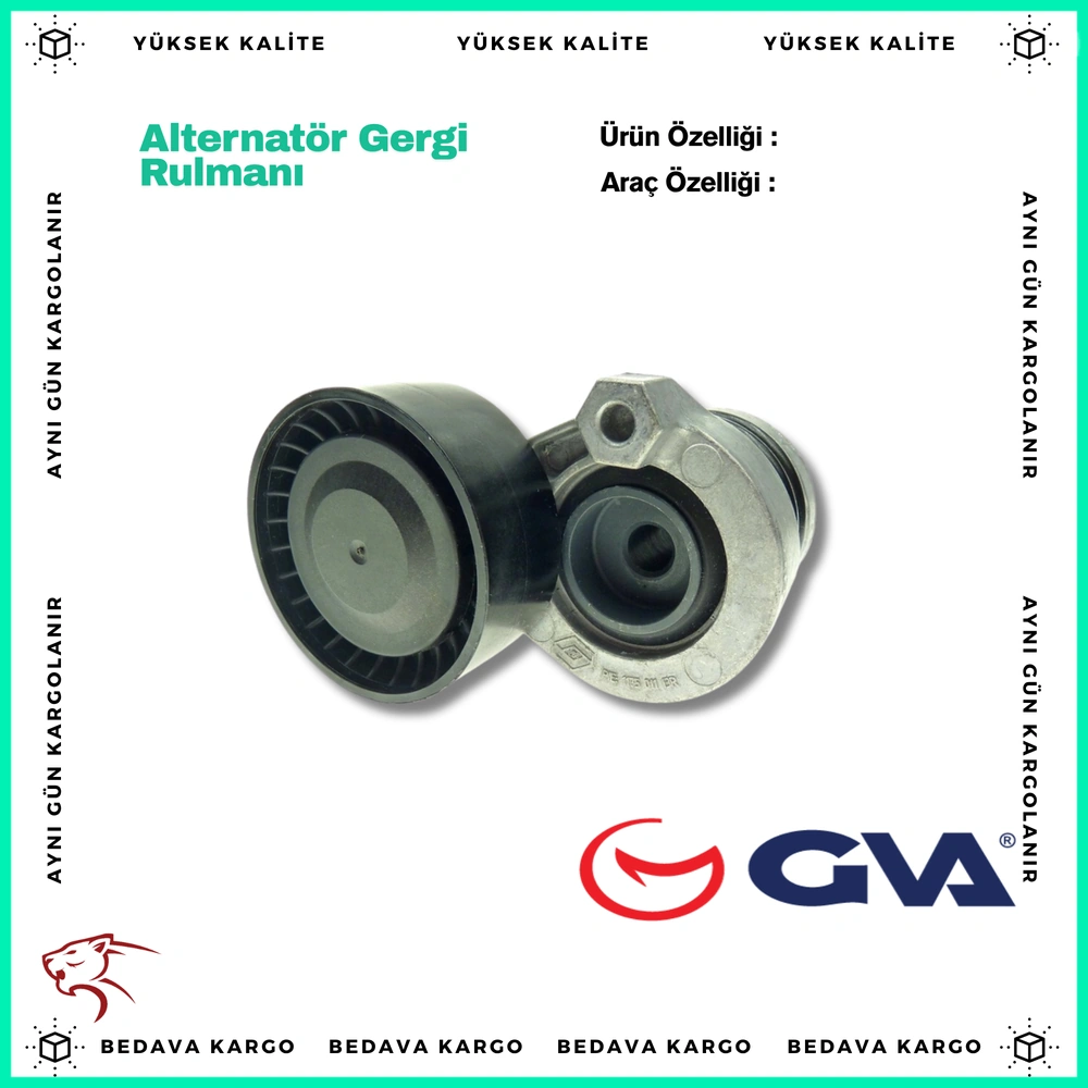 Alternator Gergi Rulmani Kutuklu Renault Clio Kangoo Megane 2 1.5 DCI 1.4 1.6 16v K4m K4j - 117501113R - Yedek Parça