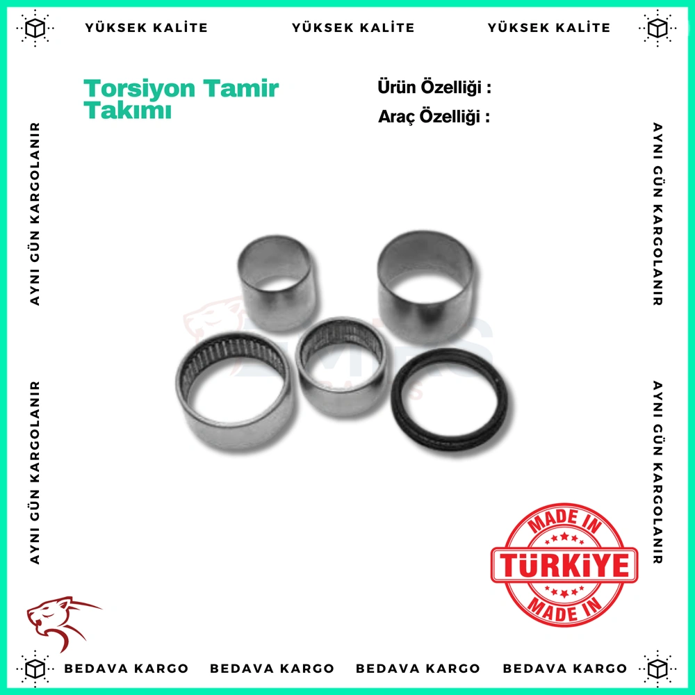 Torsiyon Tamir Takimi (Kiti) Renault Kangoo Express 1.5 DCI 1.9 DTI Renault Megane R9-R11 R19 - 7701464321 - Yedek Parça