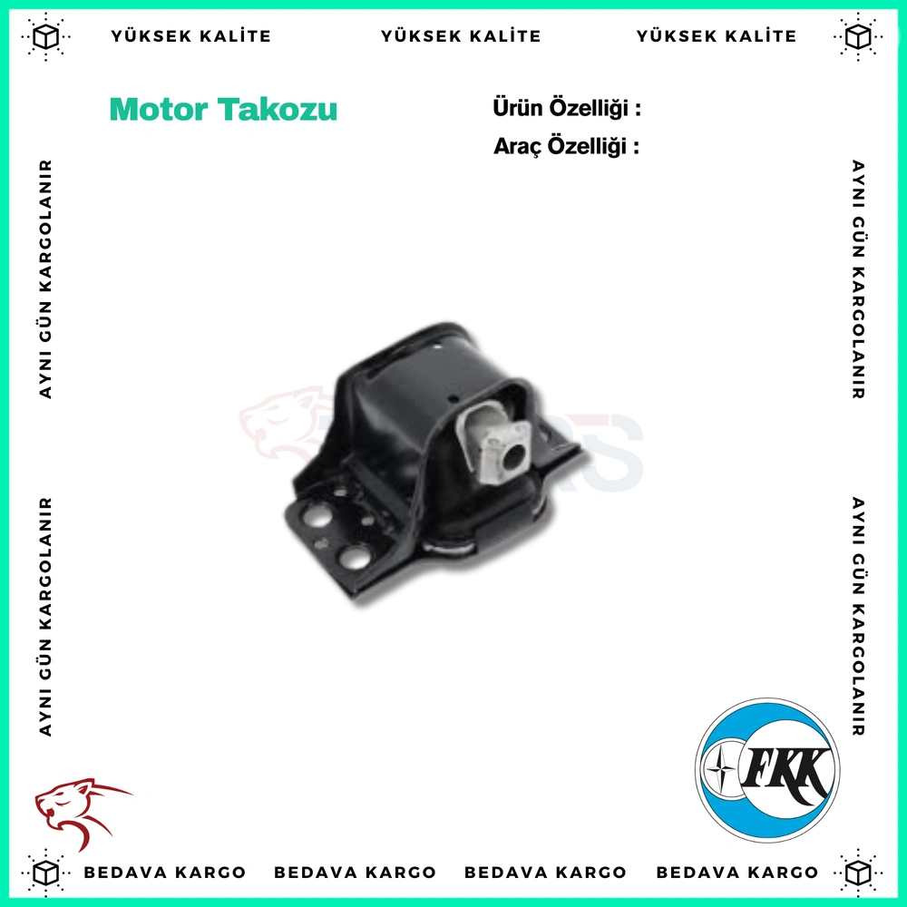 Motor Takozu Sag Renault Megane 2 Scenic - 8200014931 - Yedek Parça