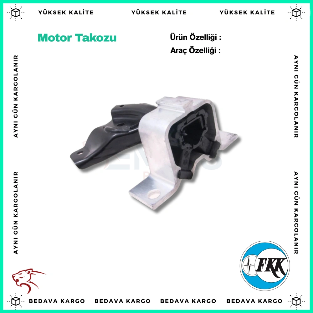 Motor Takozu Renault Clio 3 Dacia Logan Megane 3 1.4 1.6 1.5 DCI - 6001547893 - Yedek Parça