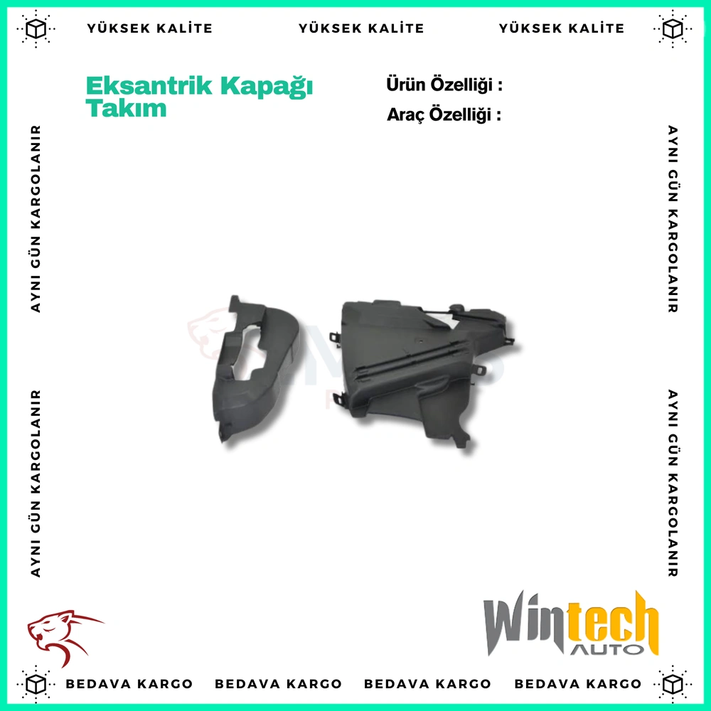 Eksantrik Kapagi (Alt+ust) Takim Renault Clio 2 3 Kangoo Megane 2 1.5 DCI 08 - 8200653631 - Yedek Parça