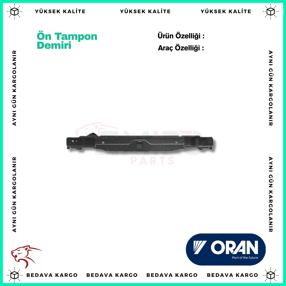 On Tampon Demiri Renault Clio 1998- - 7751714320 - Yedek Parça