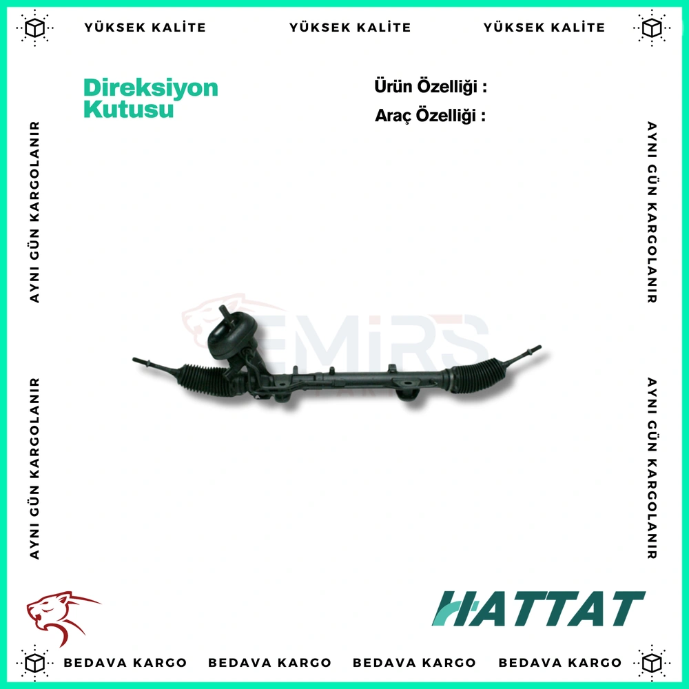 Direksiyon Kutusu Dacia Duster 2010- - 490012993R - Yedek Parça