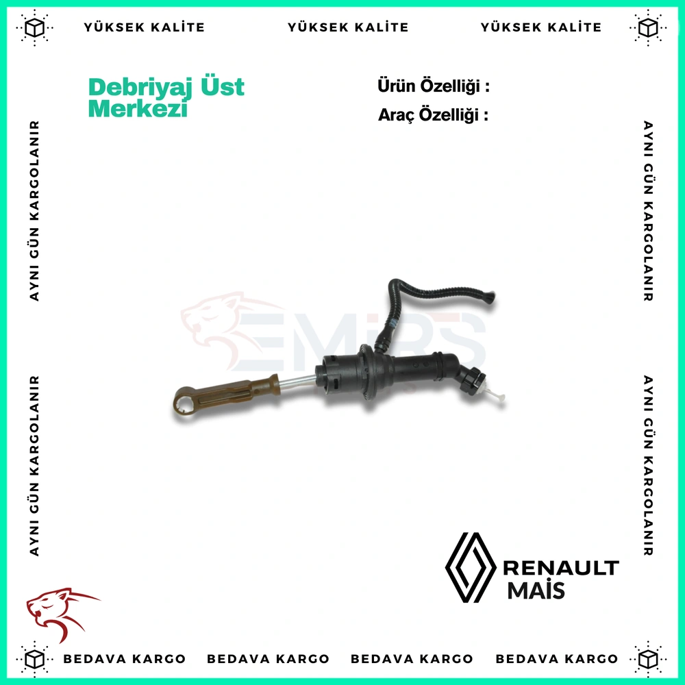 Debriyaj Ust Merkezi Dacia Dokker Lodgy - 306104118R - Yedek Parça