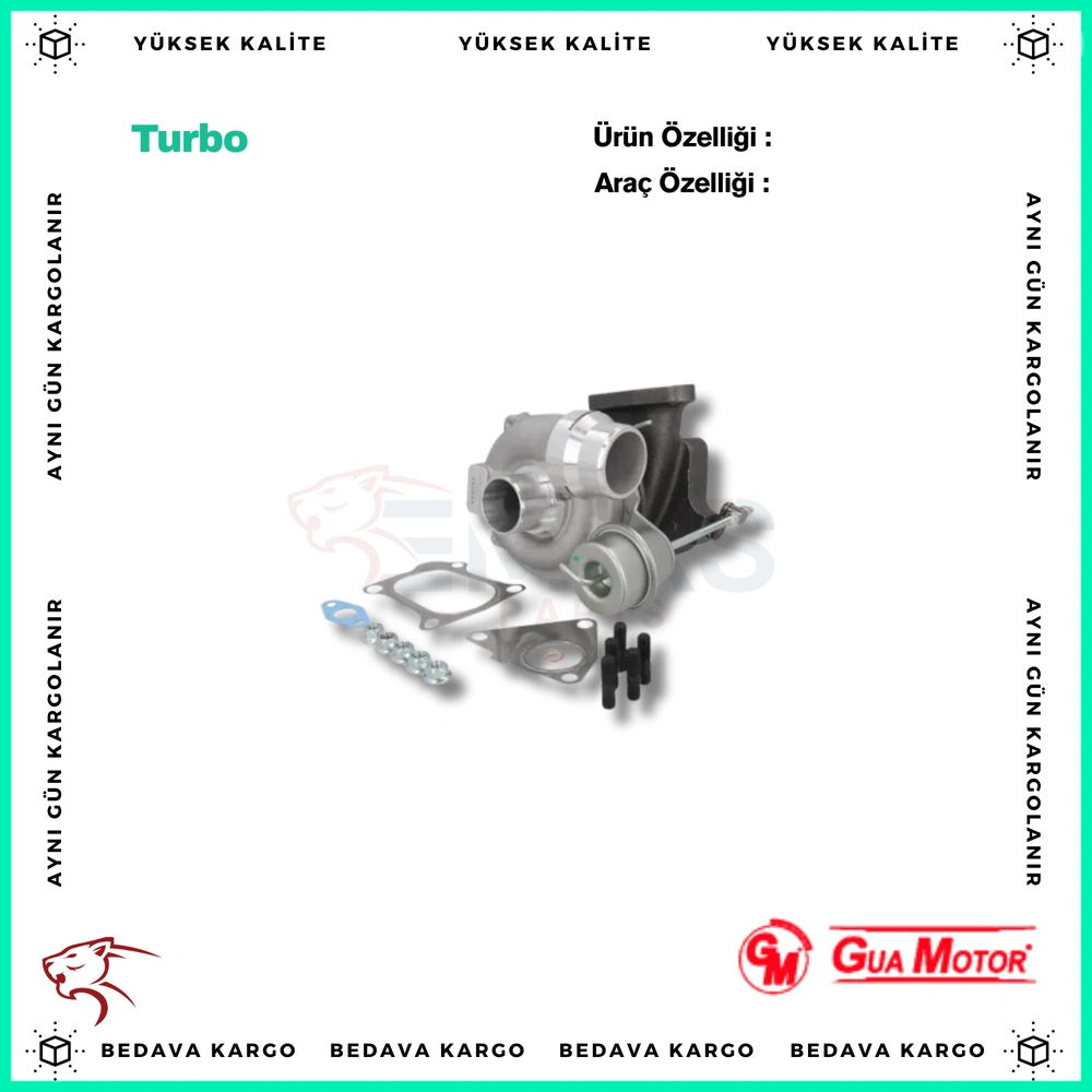 Turbo Renault Clio 3 1.5 DCI K9k 85 Hp 05-12 - 8200392656 - Yedek Parça