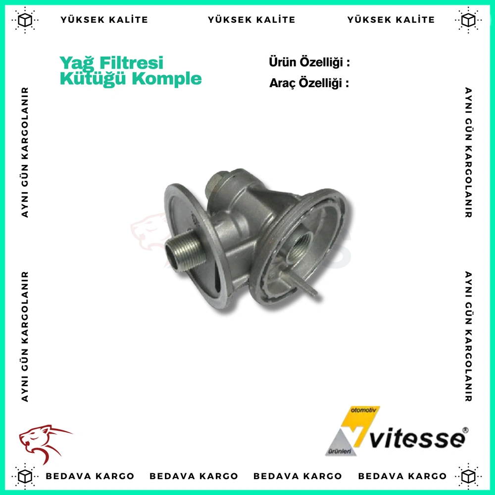 Yag Filtresi Kutugu Komple Renault Clio Kangoo Megane 1.5 - 8200858164 - Yedek Parça