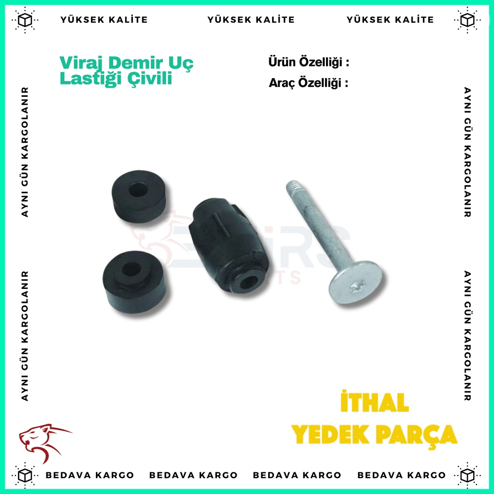 Viraj Demir Uc Lastigi Civili Renault Kangoo Clio Dacia Logan 04- Sandero 08- (Tum Motor Tipleri) - 7700799404 - Yedek Parça