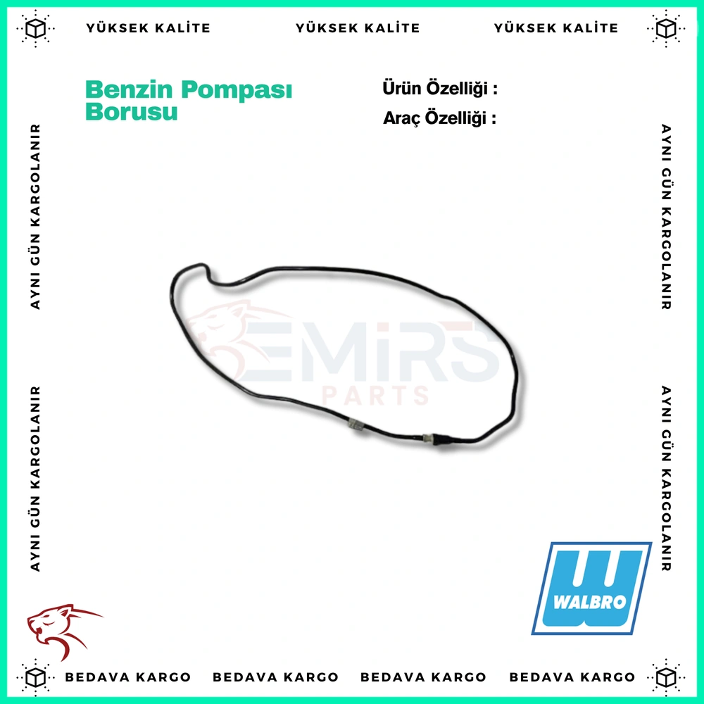 Benzin Pompasi Borusu Tirtikli Renault Megane - 8200689362 - Yedek Parça