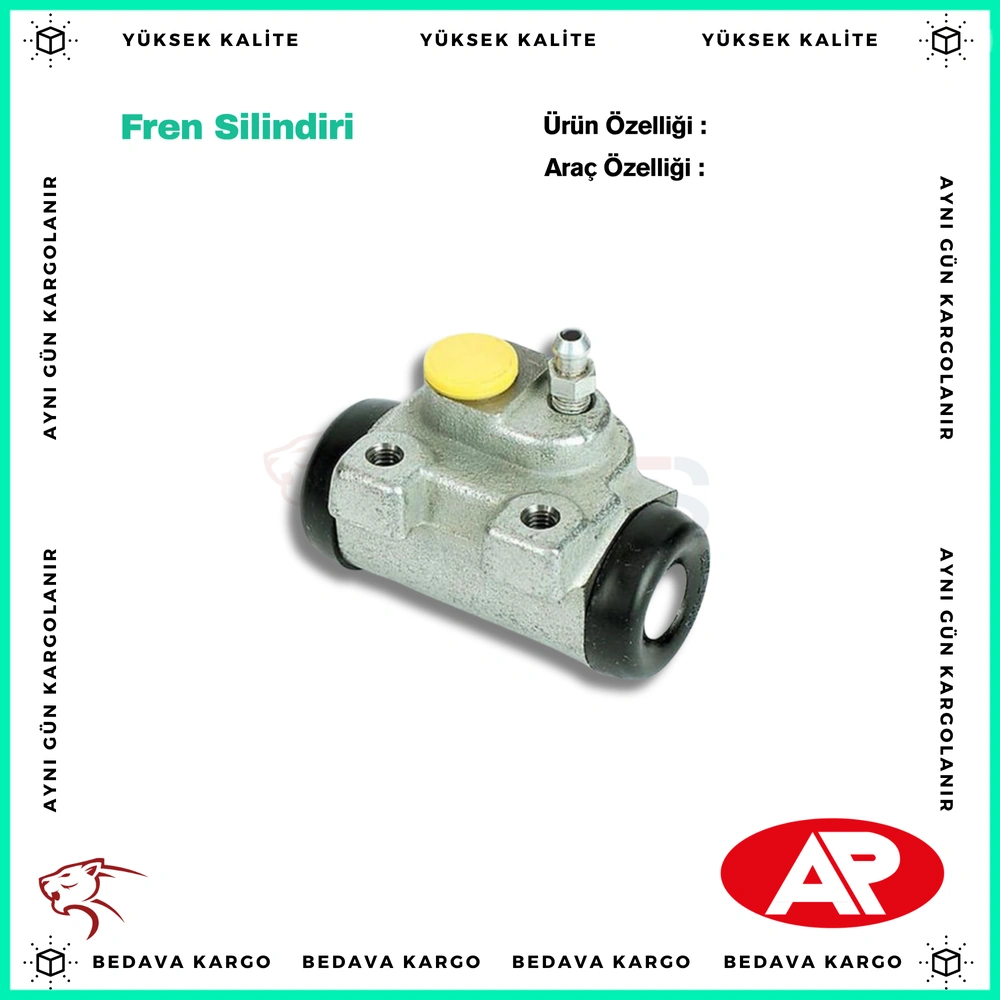 Fren Silindiri Arka Sol Renault R19 Clio 1.4 - 1.2 90-98 - 7701033600 - Yedek Parça
