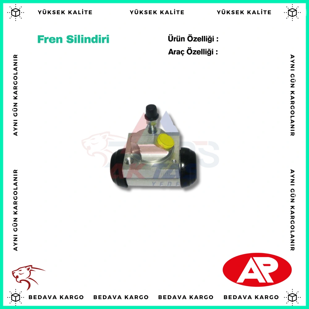 Fren Silindiri Arka Sol Dacia Duster 2010- Aluminyum Duster 4x4 2017- - 441008001R - Yedek Parça