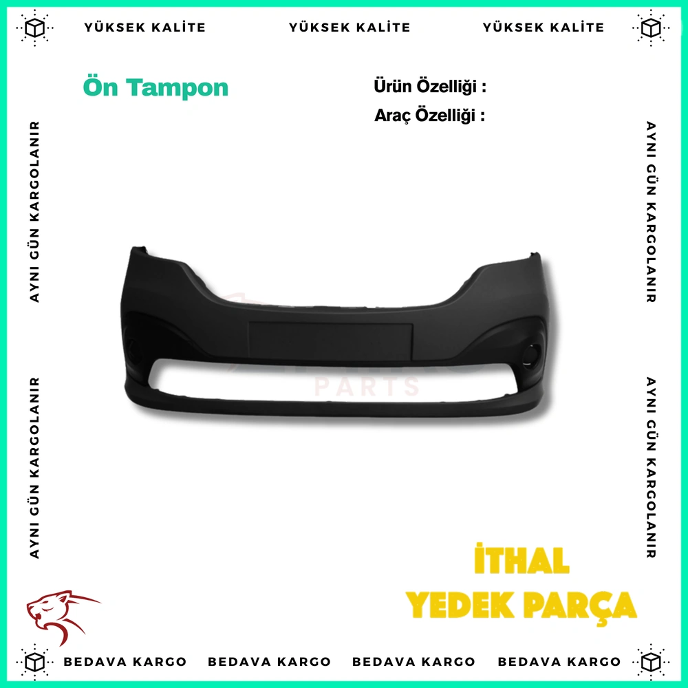Renault Trafic On Tampon 2014- - 620224925R - Yedek Parça
