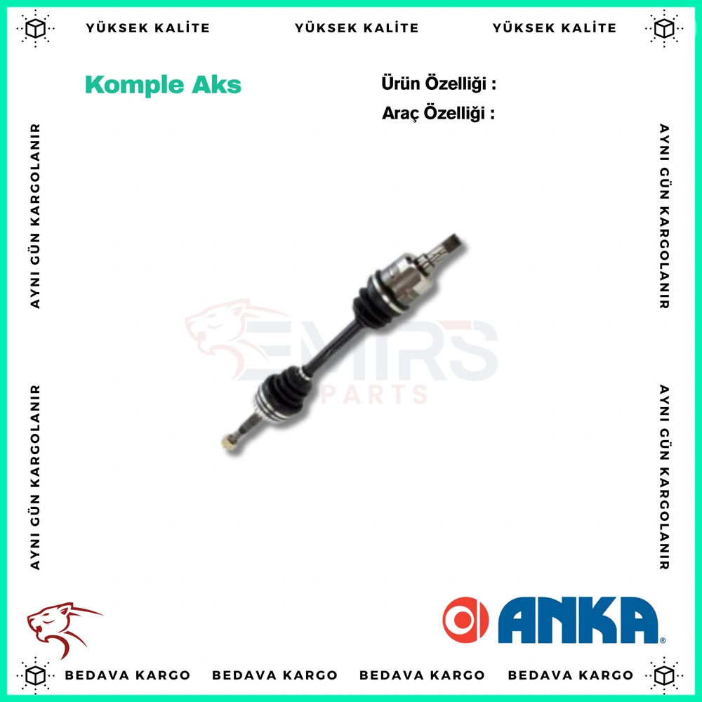 Komple Aks Sol On Renault Fluence 1.5 DCI 6 Vites 2009 - 391019932R - Yedek Parça