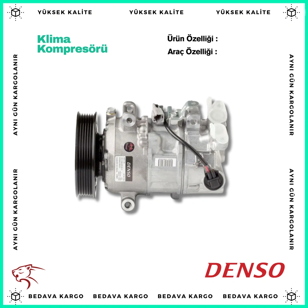 Klima Kompresoru Renault Megane 3 Fluence Scenic 3 09- - 8200939386 - Yedek Parça