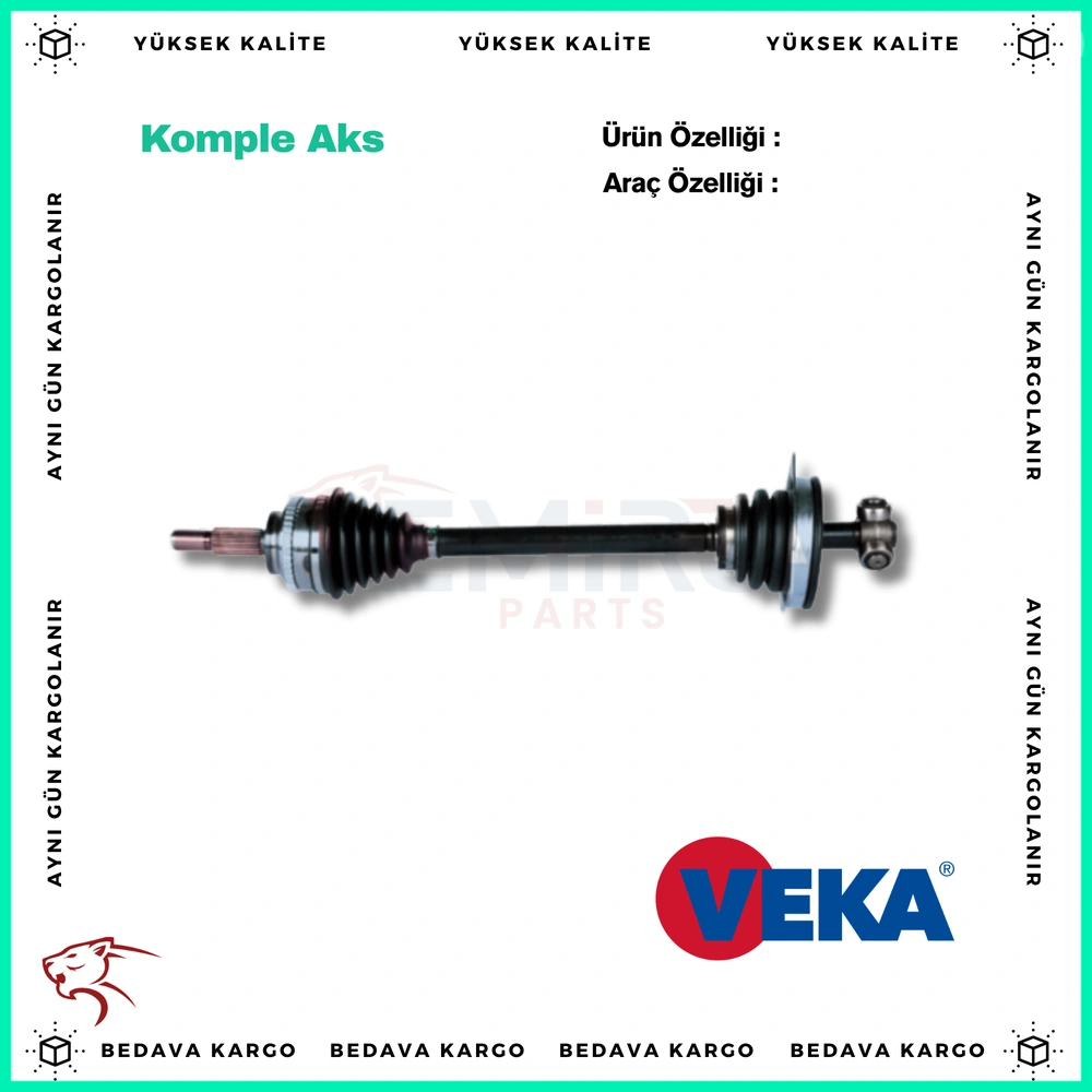 Komple Aks Sol On Absli Renault Kangoo Clio 1.5 DCI 98-08 - 8201187723 - Yedek Parça