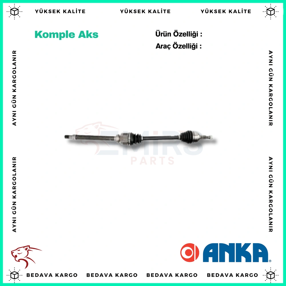 Komple Aks Sag On Renault Fluence 1.5 DCI 6 Vites 2009- - 8201061544 - Yedek Parça