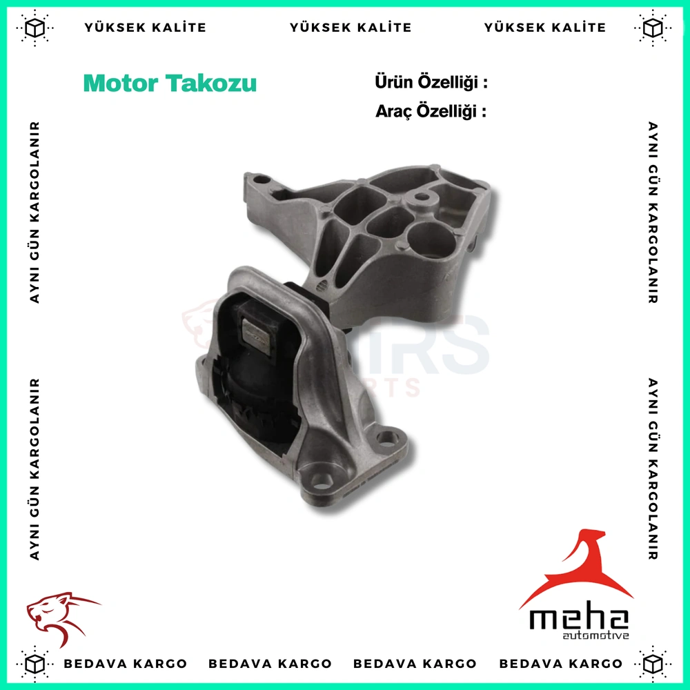 Motor Takozu Sag Renault Fluence Megane 3 Scenic 3 1.6 16v - 112100014R - Yedek Parça