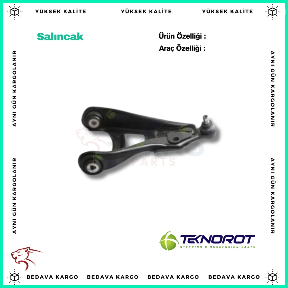 Salincak On Sag Alt Komple Renault Clio Symbol 98-05 Kangoo 97- - 8200942408 - Yedek Parça