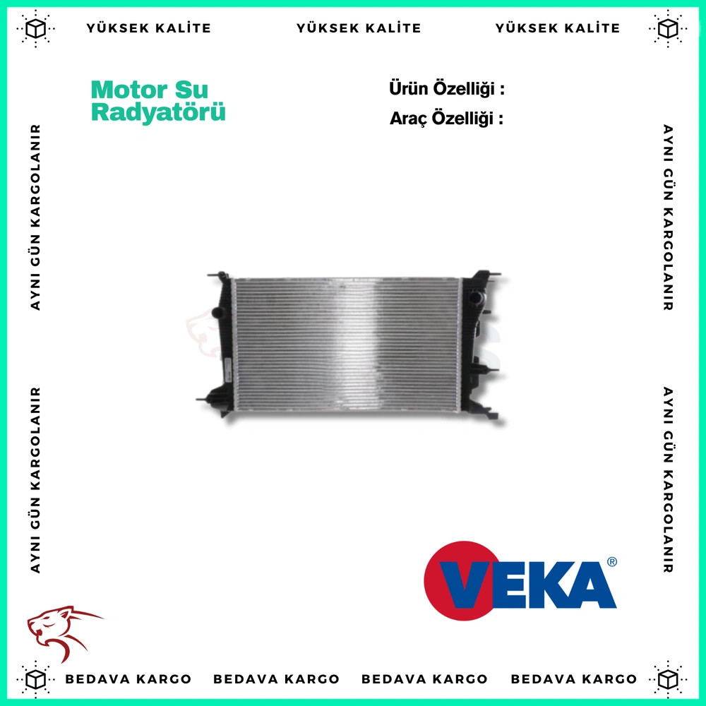 Motor Su Radyatoru Mekanik Renault Megane 3 1.5 DCI 2008-2015 - 214100002R - Yedek Parça